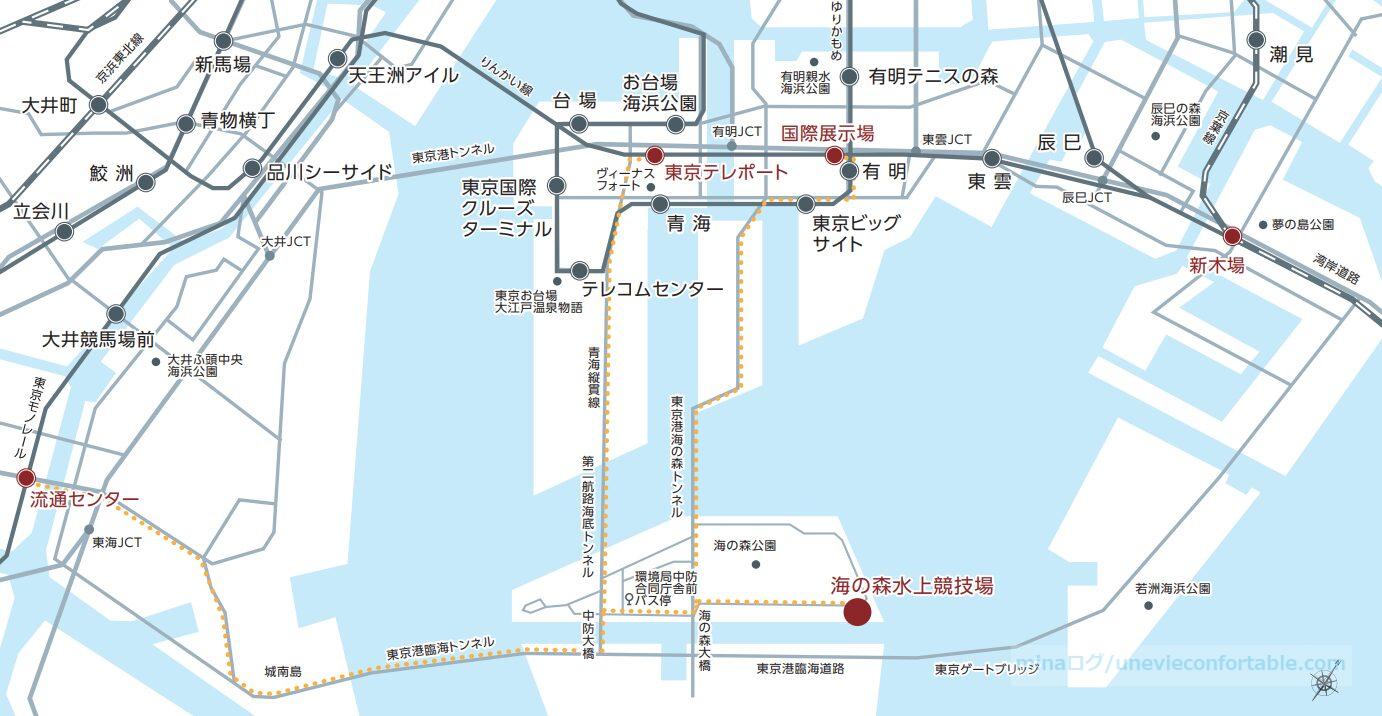 ウォーターボム東京2024は混雑する？海の森水上競技場への行き方と駐車場まとめ！